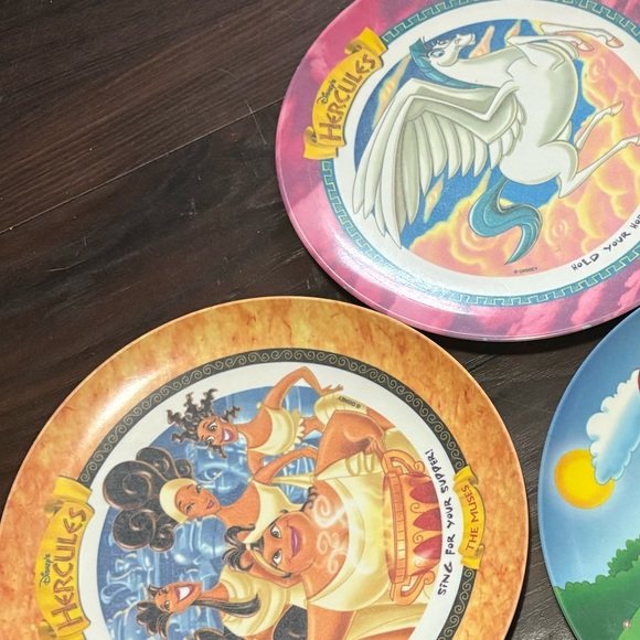 Vintage 3 McDonalds Ronald McDonald, Disney, Plates Melamine 9.5” Nostalgic - Picture 2 of 3
